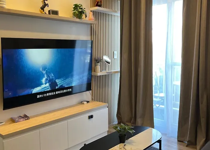 Lägenhet A Minimalist And Spacious 1br At Amani Grand Residences Mactan Near Mcia